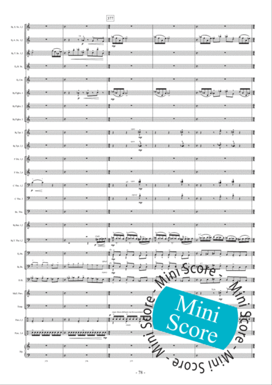 Migyur Fanfare Band scores gallery preview page 84