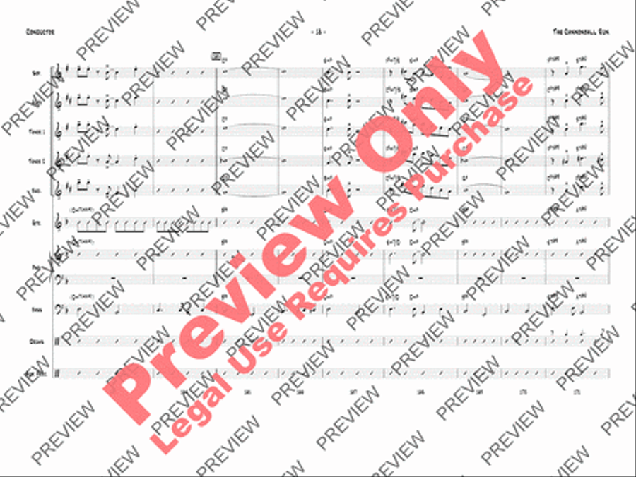The Cannonball Run The Cannonball Run Jazz Ensemble scores gallery preview page 21