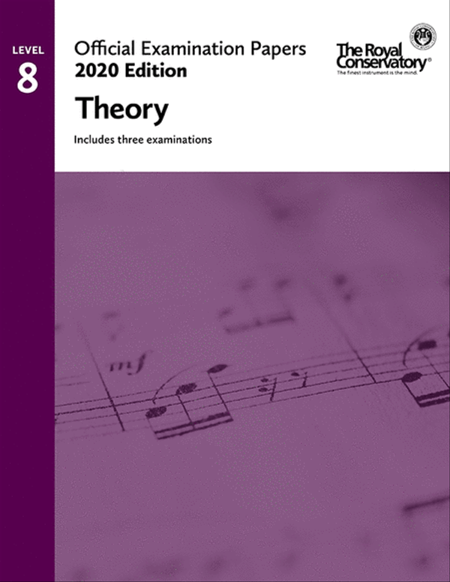 Official Exam Papers: Level 8 Theory Piano Method scores gallery preview page 1