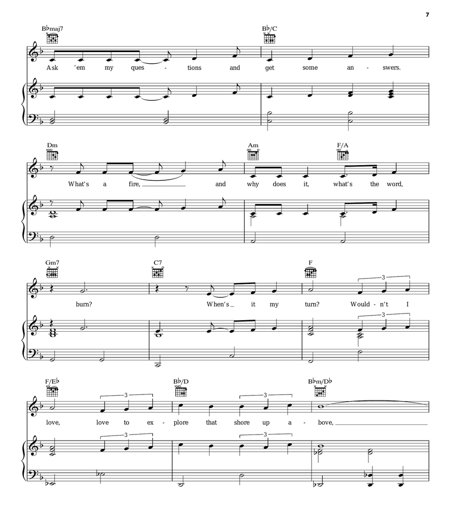 Part Of Your World (from The Little Mermaid) Guitar scores gallery preview page 7
