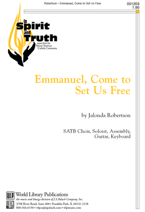 Book cover for Emmanuel, Come to Set Us Free