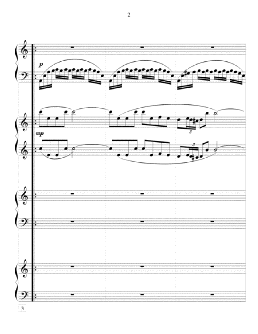Love Story Piano Quartet scores gallery preview page 3