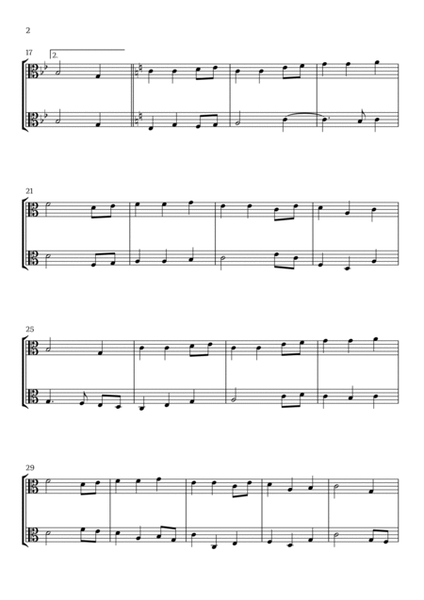 Away in a Manger (Viola Duet) - Beginner Level image number null