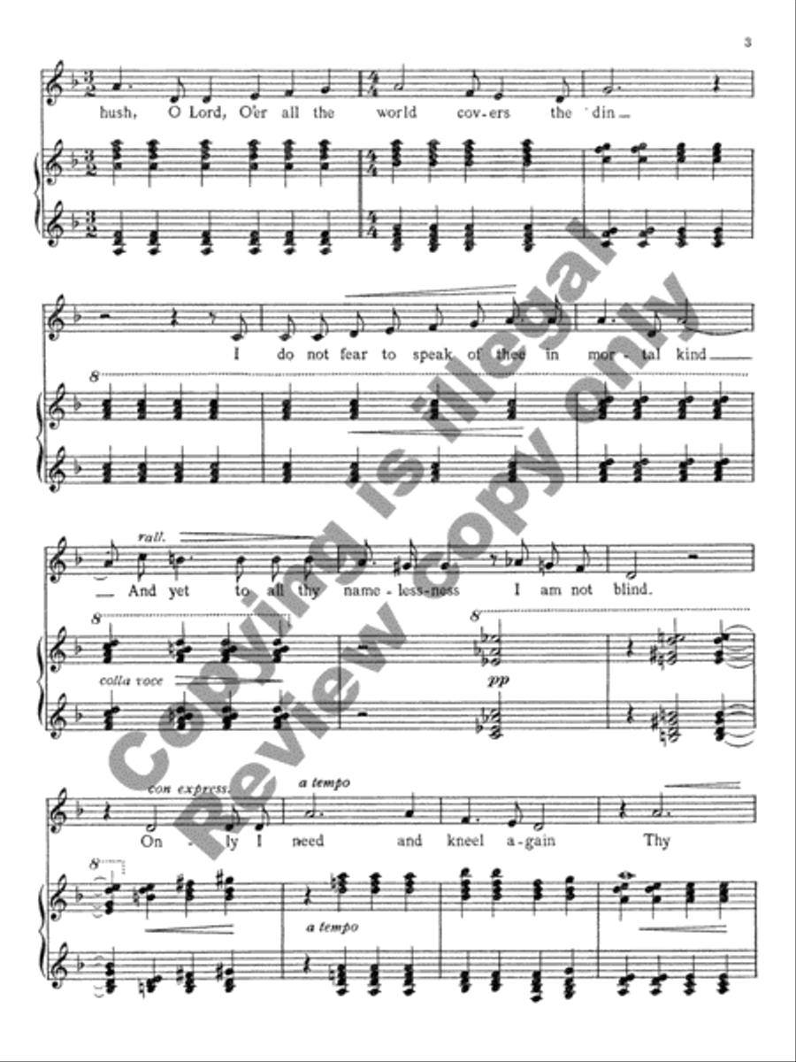 The Heart Worships Low Voice scores gallery preview page 4