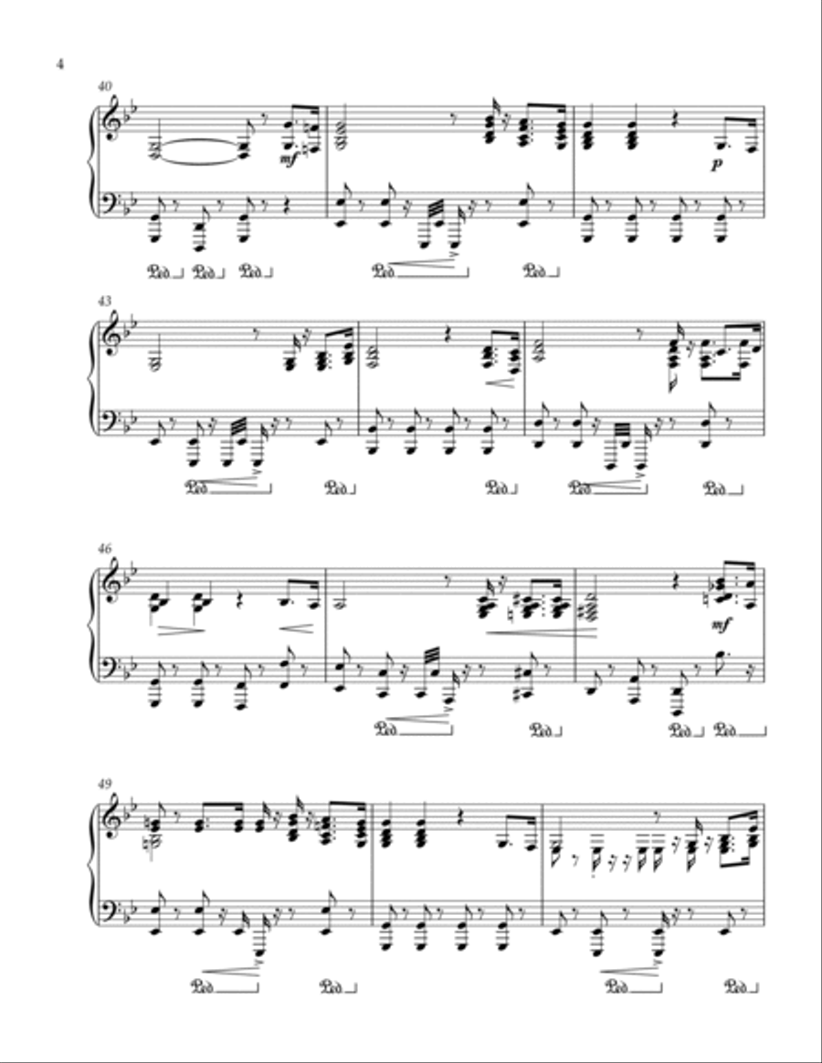 Hymn To Red October Piano Solo scores gallery preview page 5