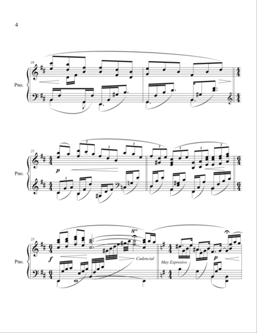 Piezas Intimas Piano Solo scores gallery preview page 5