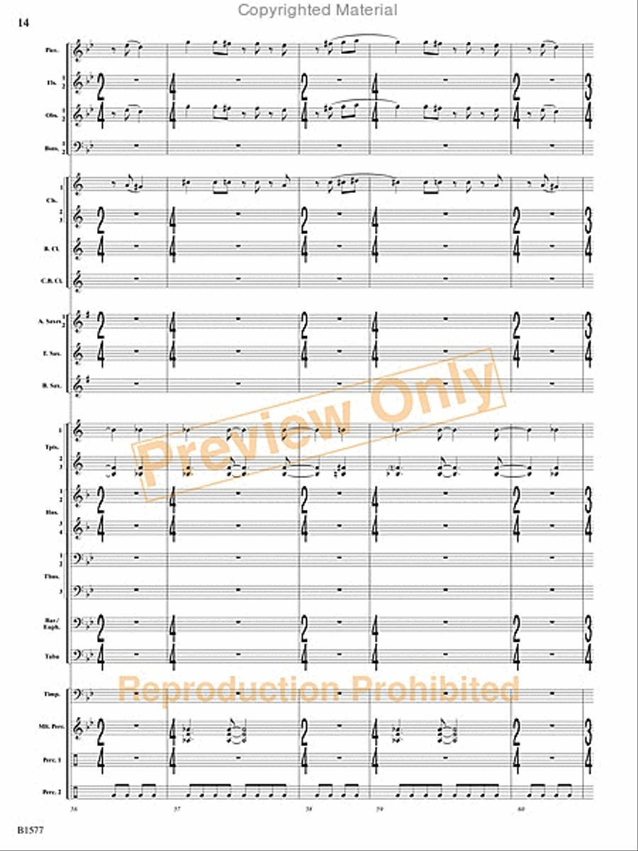 Evocatio Evocatio Concert Band scores gallery preview page 15