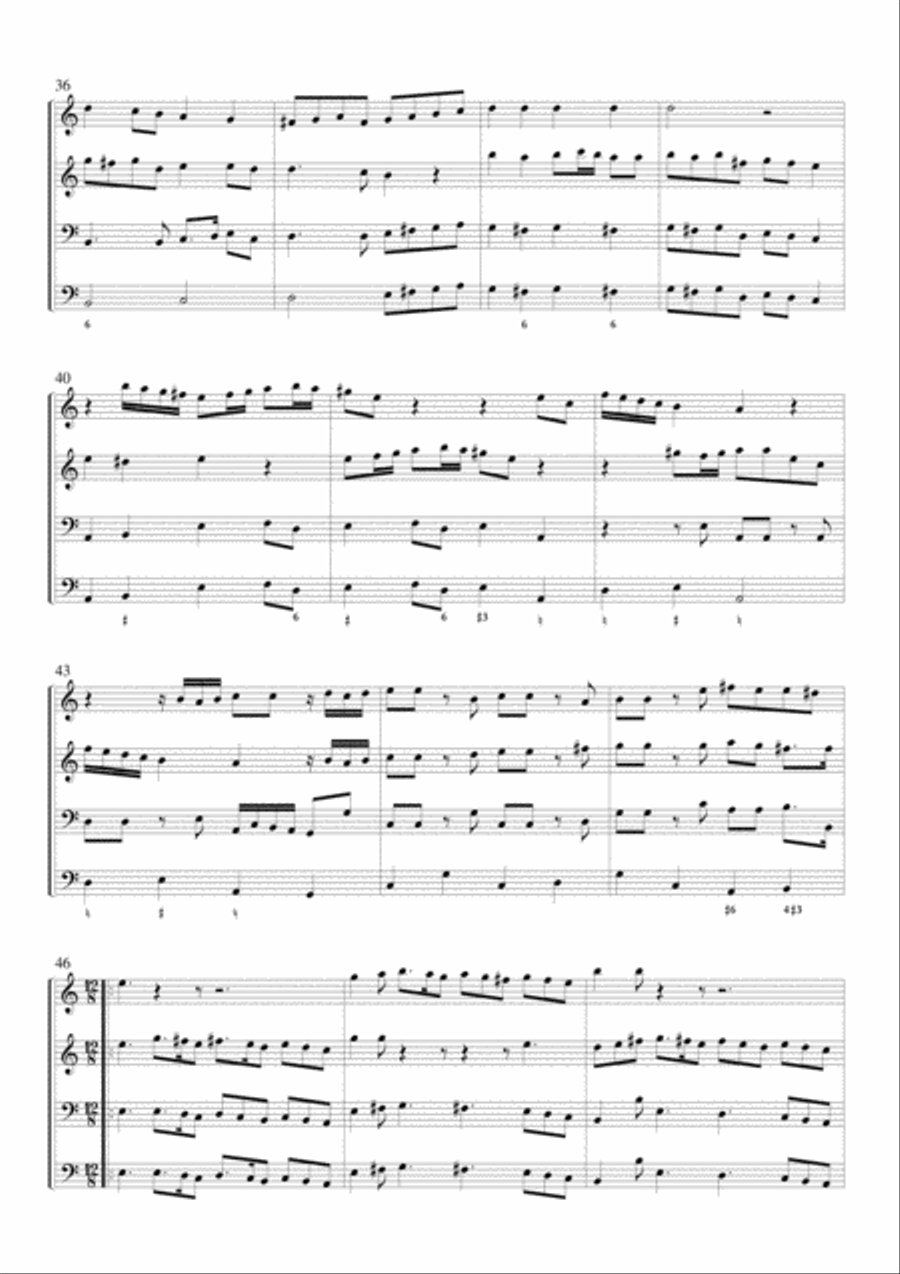 Isabella Leonarda, Sonata op.16 n.11 in e minor Small Ensemble scores gallery preview page 4
