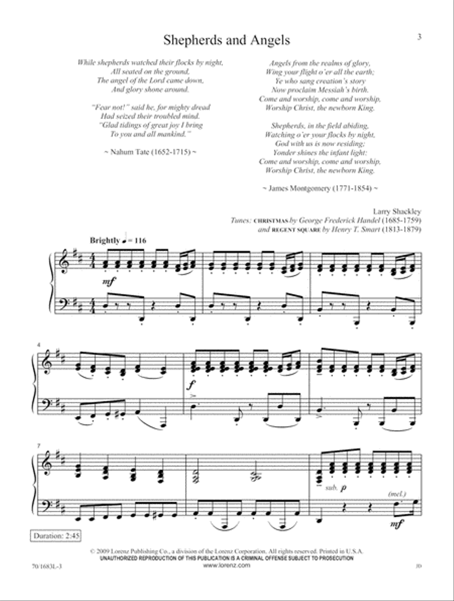 The International Carol Library - British Isles Piano Solo scores gallery preview page 3