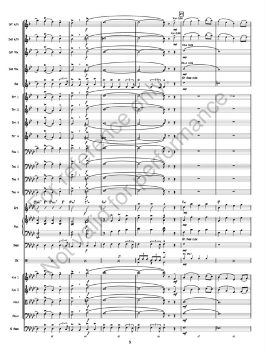 Christmas Fantasy Jazz Ensemble scores gallery preview page 9