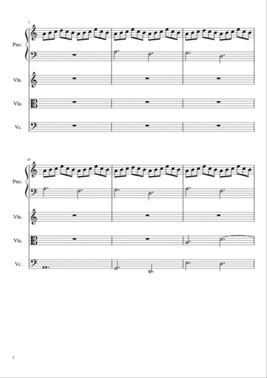 Caressing The Light Chamber Orchestra scores gallery preview page 2