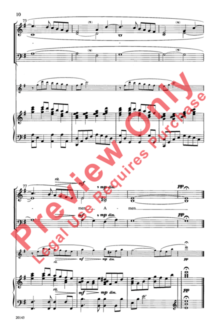 Ave Maria 3-Part scores gallery preview page 11