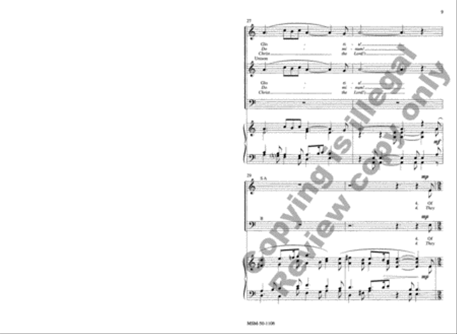Gabriel's Message The Journey of the Magi 3-Part scores gallery preview page 9