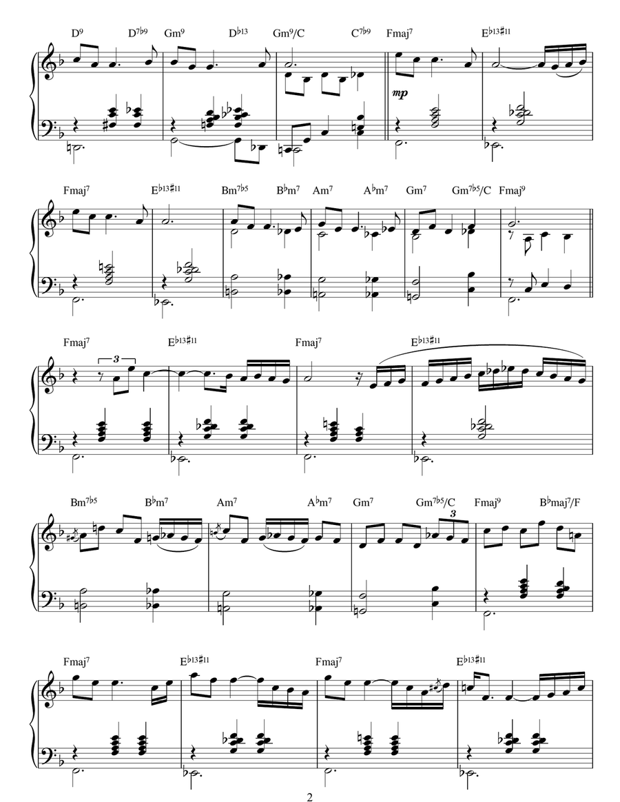 Christmas Time (Is Here Again) Piano Solo scores gallery preview page 2