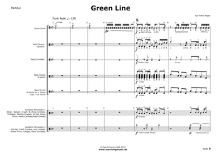 Book cover for GREEN LINE (Drumline Feature)