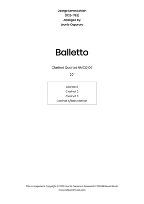 Balletto (Clarinet quartet)