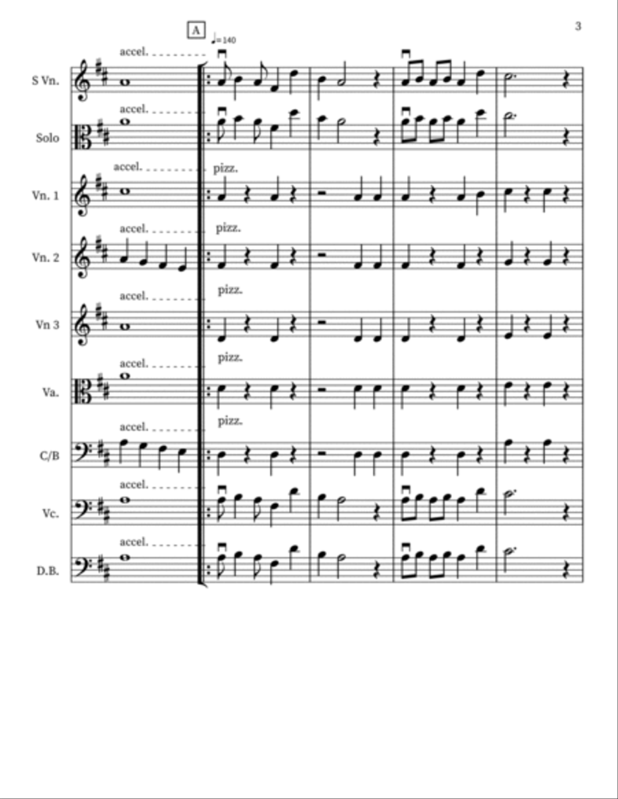 Rudolph The Red-nosed Reindeer Cello scores gallery preview page 3