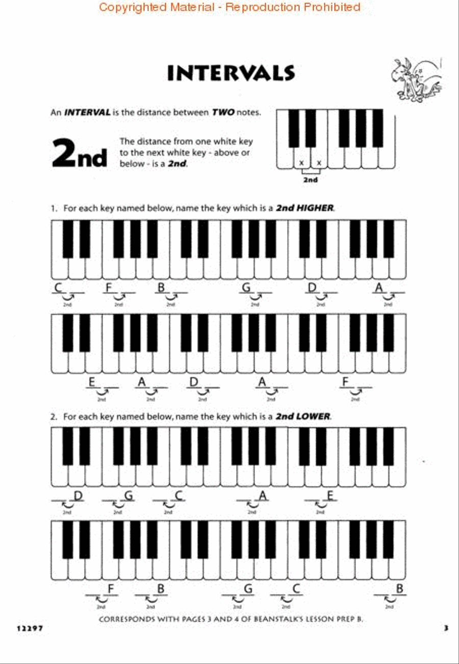 Beanstalk's Basics for Piano Piano Method scores gallery preview page 2