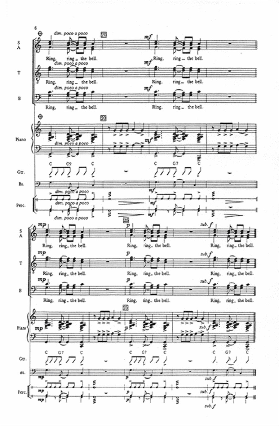 Ring the Bell Divisi scores gallery preview page 6