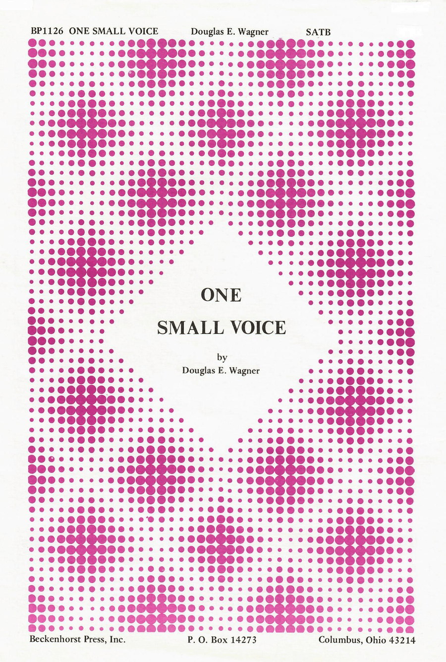 One Small Voice 4-Part scores gallery preview page 1