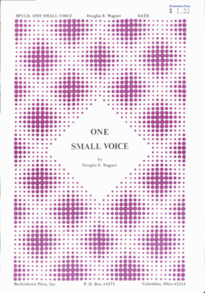 Book cover for One Small Voice (Archive)