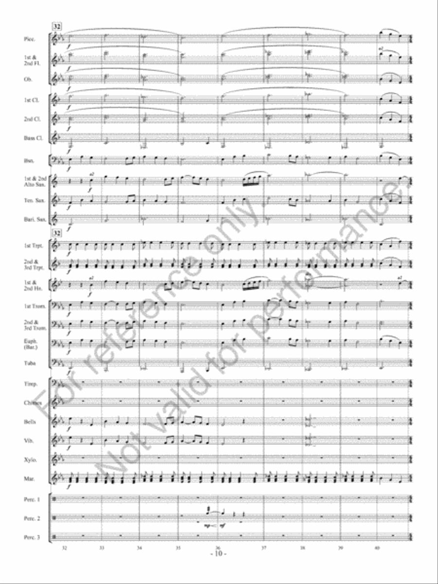 Sunscapes Sunscapes Concert Band scores gallery preview page 11
