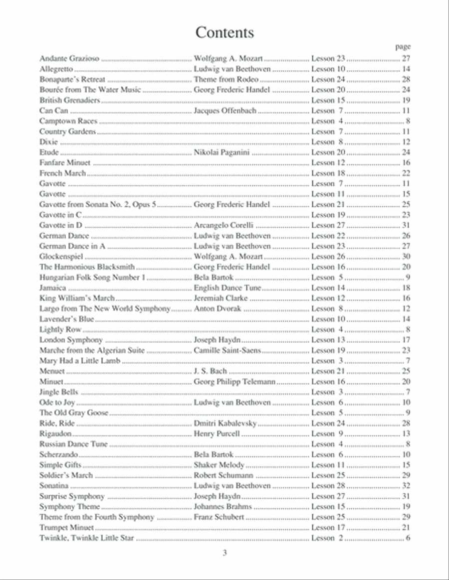 First Lessons Violin Violin Solo scores gallery preview page 4