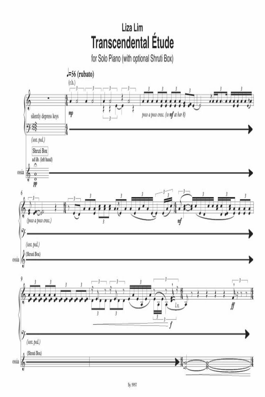 Transcendental Étude Piano Solo scores gallery preview page 2
