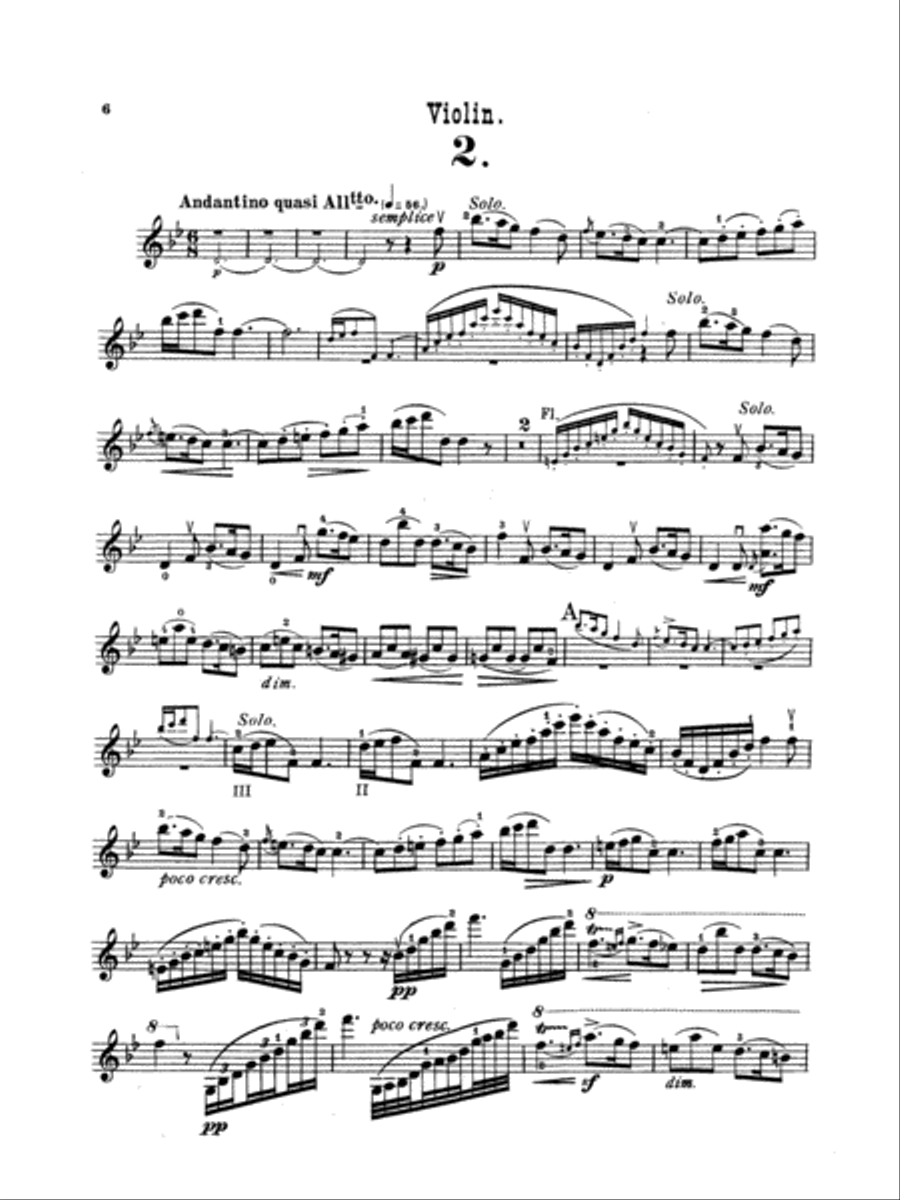 Saint-Saëns: Violin Concerto No. 3 in B Minor, Op. 61 Violin Solo scores gallery preview page 6