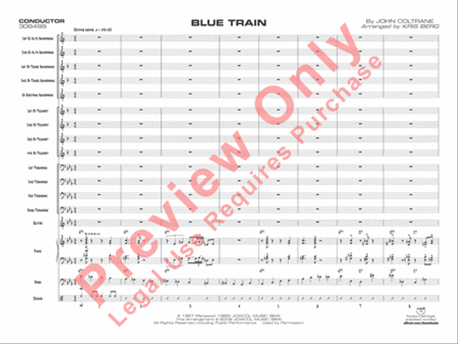 Blue Train Jazz Ensemble scores gallery preview page 4
