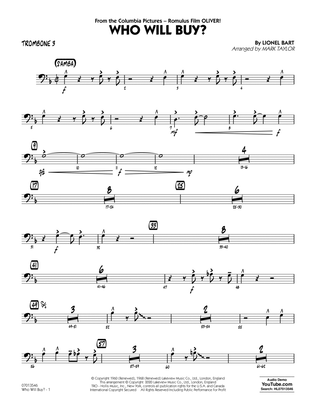 Who Will Buy? (from Oliver) (arr. Mark Taylor) - Trombone 3