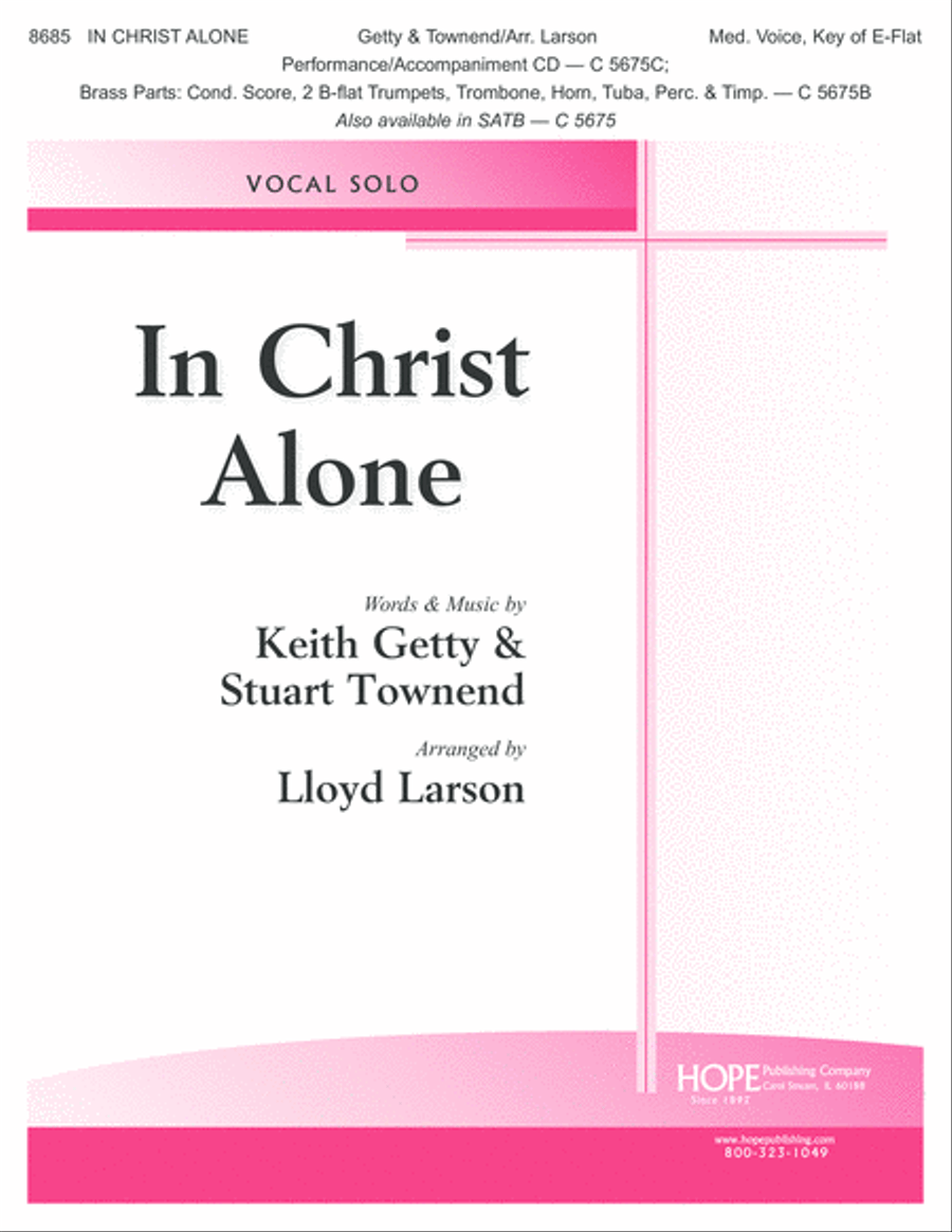 In Christ Alone Medium Voice scores gallery preview page 1