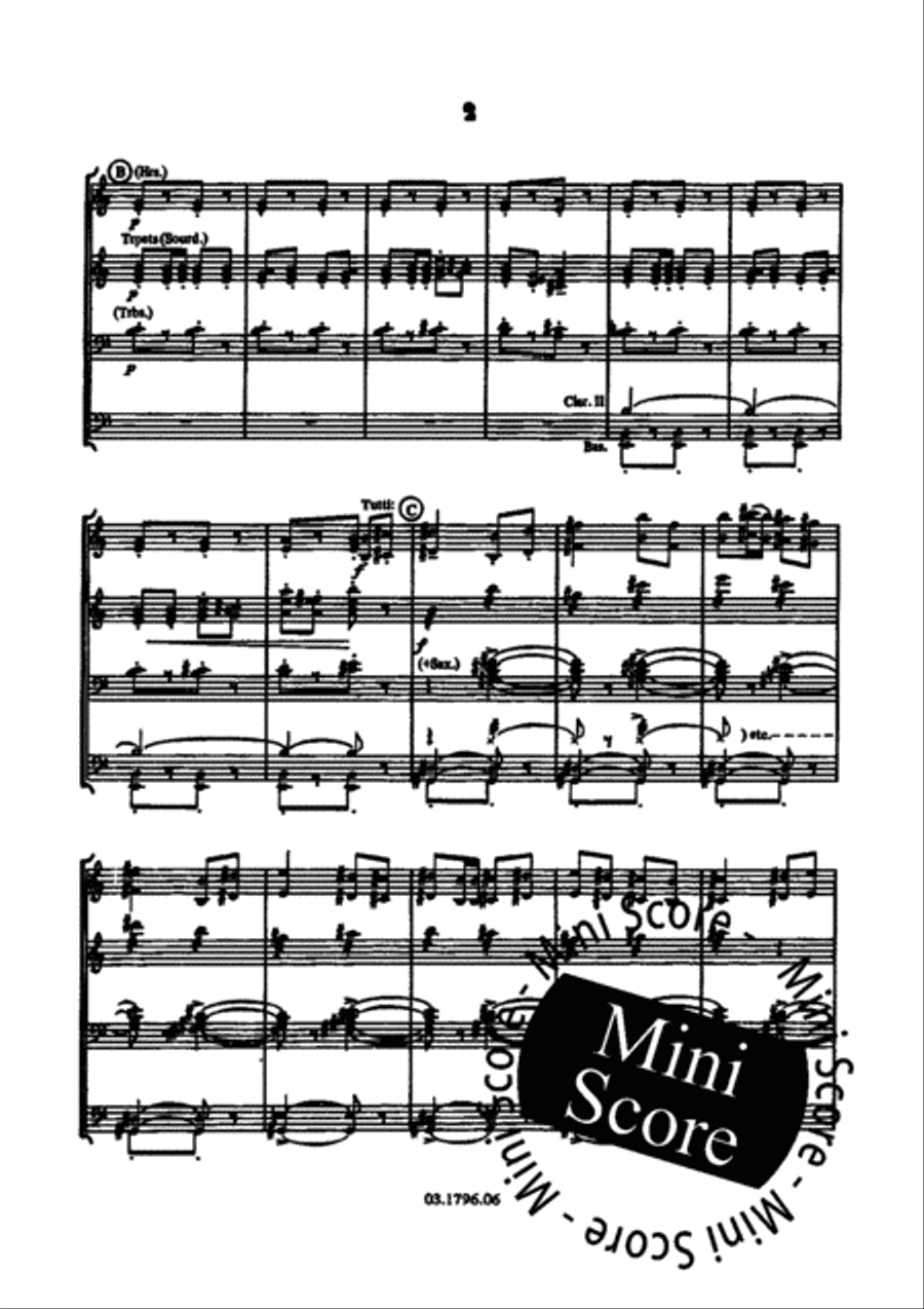 Marche Pour Harmonie ou Fanfare Fanfare Band scores gallery preview page 27