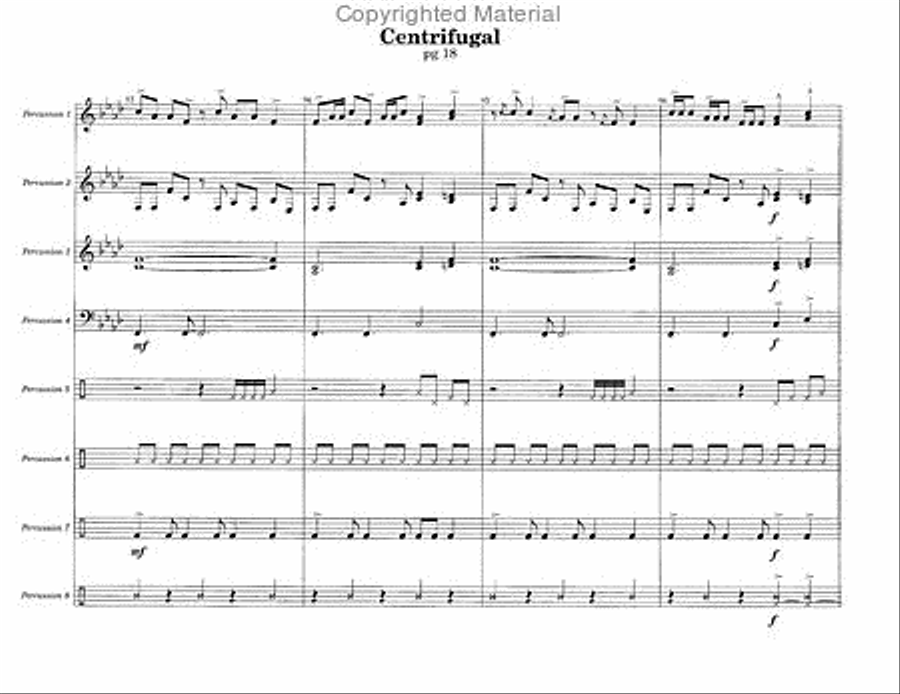 Centrifugal Percussion Ensemble scores gallery preview page 4