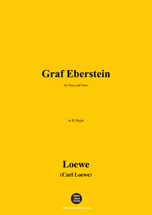 C. Loewe-Graf Eberstein(Zu Speier im Saale da hebt sich ein Klingen),in B Major