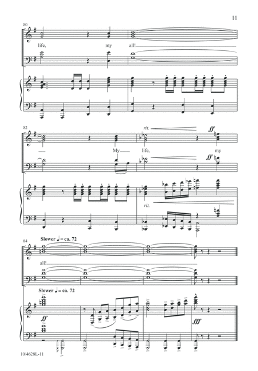 When I Survey the Wondrous Cross 4-Part scores gallery preview page 12