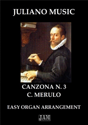 CANZONA N.3 (EASY ORGAN) - C. MERULO