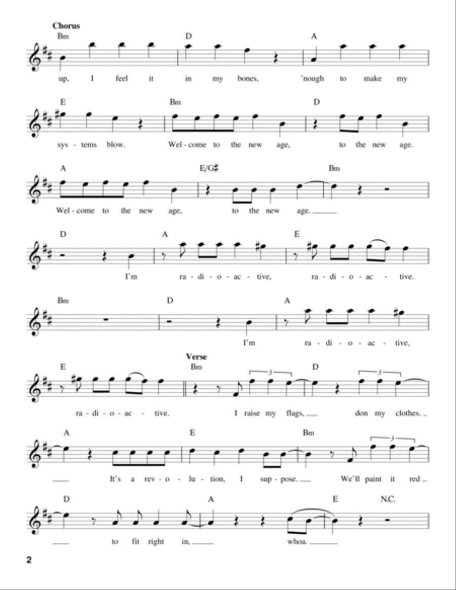 Radioactive Voice scores gallery preview page 2