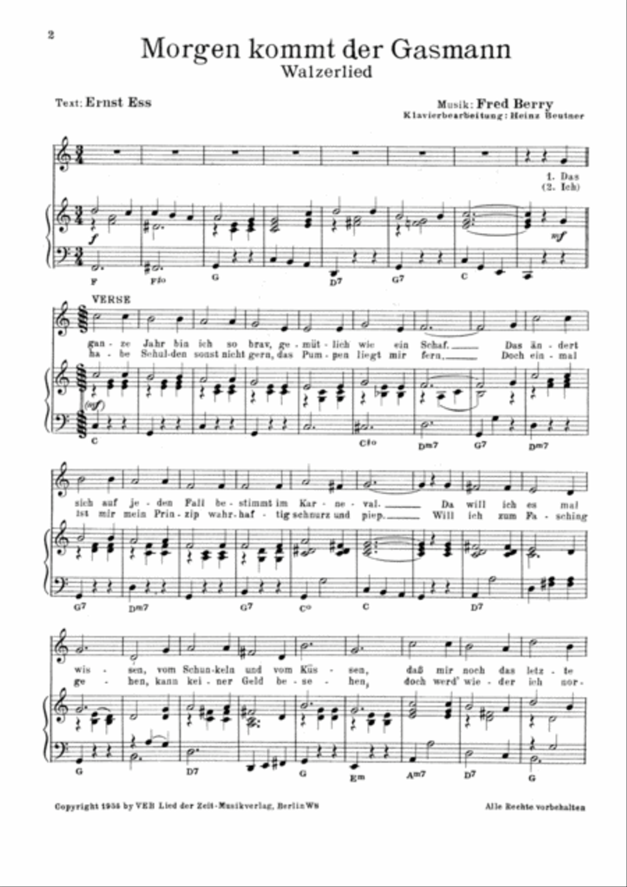 Karneval Karneval Voice scores gallery preview page 2