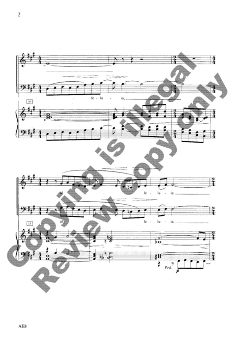 Spiritus Domini Spiritus Domini 4-Part scores gallery preview page 13