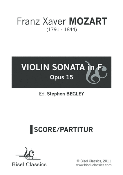 Violin Sonata in F, Opus 15