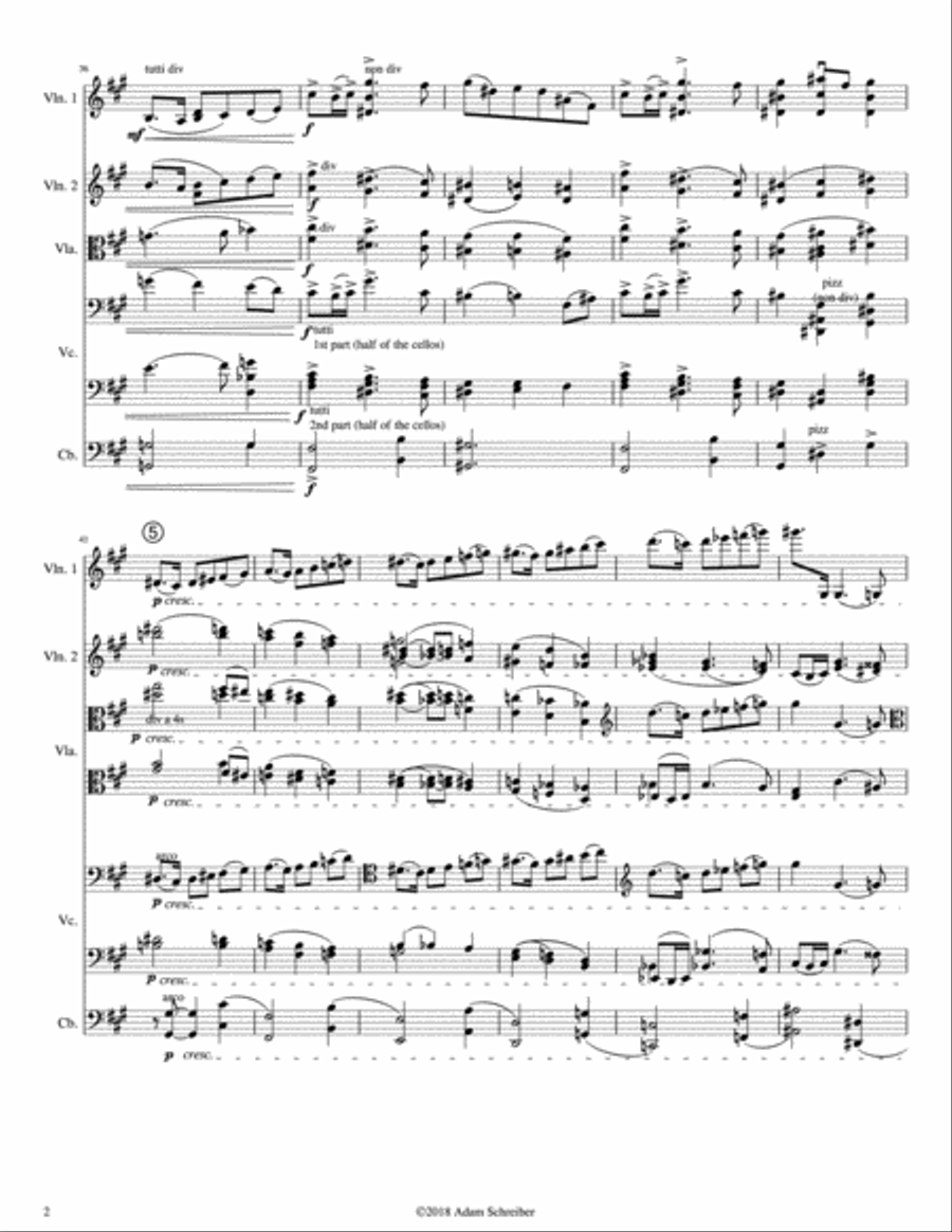 Ravel - Passacaglia for String Orchestra String Orchestra scores gallery preview page 3