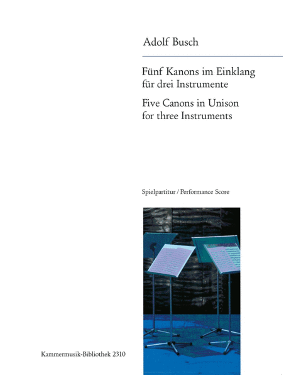 5 Canons in Unison 5 Canons in Unison Unison Choir scores gallery preview page 1