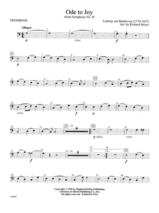 Ode to Joy from Symphony No. 9: 1st Trombone