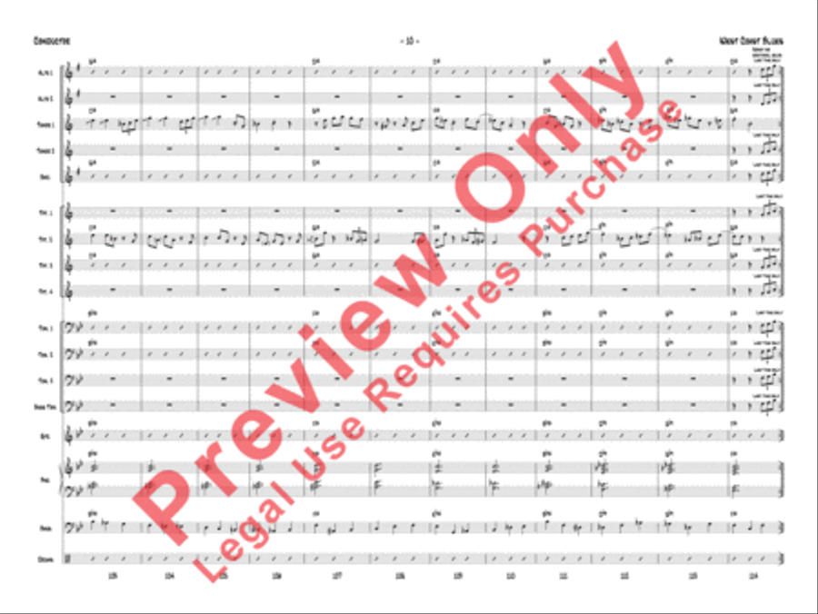 West Coast Blues West Coast Blues Jazz Ensemble scores gallery preview page 13