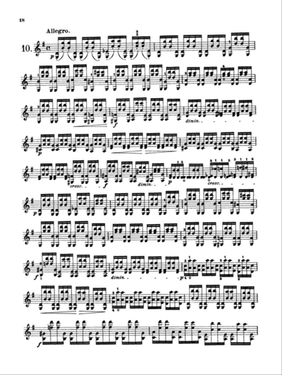 Dont: Etudes and Caprices, Op. 35 Part scores gallery preview page 1