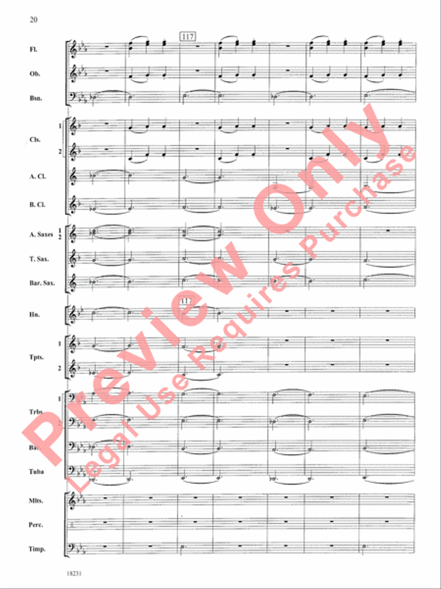 In a French Garden Concert Band scores gallery preview page 21