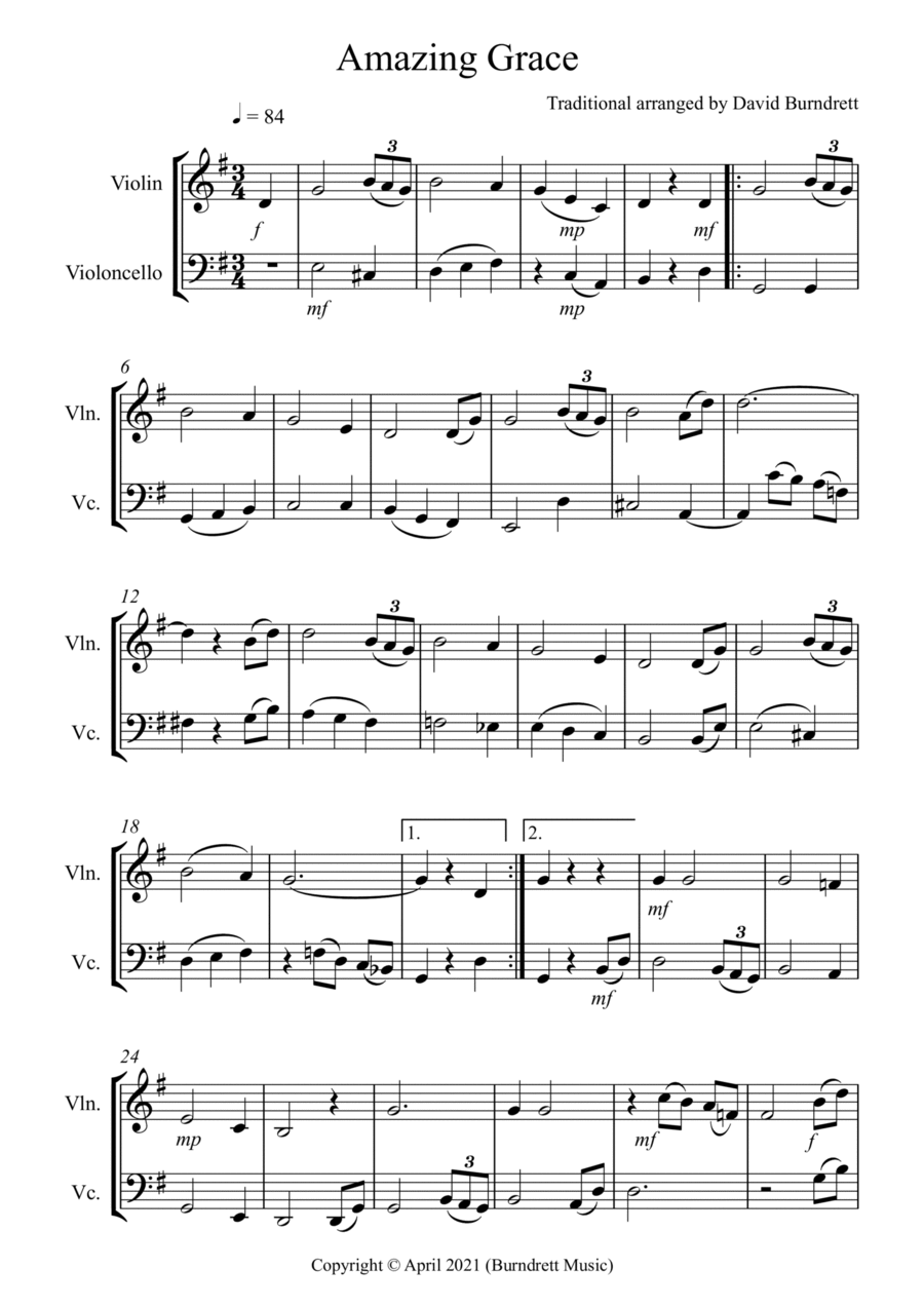 Violin and cello music on sale