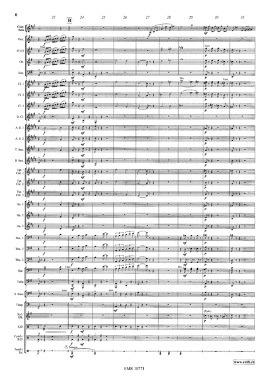 Concerto Piccolo Concert Band scores gallery preview page 6