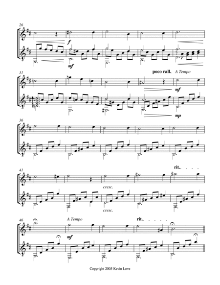 Variations on a Theme by Sor (Flute and Guitar) - Score and Parts image number null